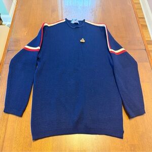 Vintage 1970s  Montant Banff Ski Skiwear Men’s Medium Sweater Made in France
